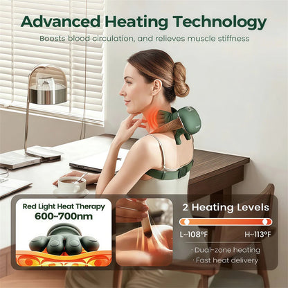 🎅Christmas Hot Sale 50% Off🎁3D Handiva– Real Hands Neck & Shoulder Massager + Heat 🔥