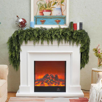 6FT Artificial Cedar Garland – Real Touch Green Pine