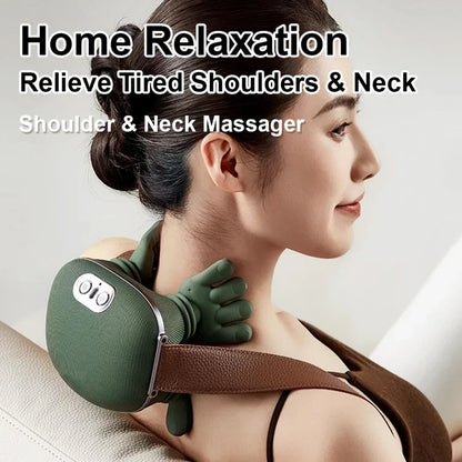 🎅Christmas Hot Sale 50% Off🎁3D Handiva– Real Hands Neck & Shoulder Massager + Heat 🔥