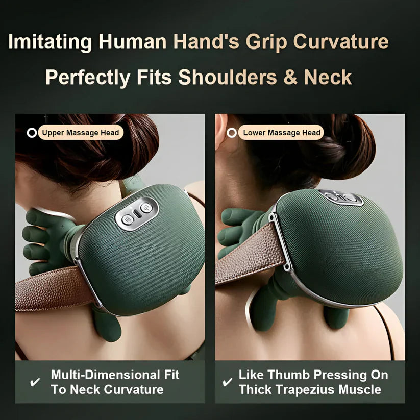 🎅Christmas Hot Sale 50% Off🎁3D Handiva– Real Hands Neck & Shoulder Massager + Heat 🔥