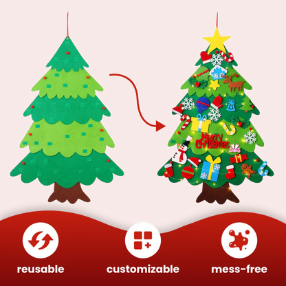 felt christmas tree