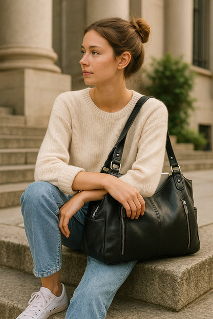 Clabihim Ange Premium Italian Leather Bag – Timeless Elegance & Modern Luxury