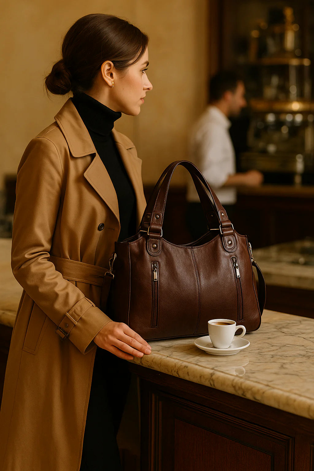 Clabihim Ange Premium Italian Leather Bag – Timeless Elegance & Modern Luxury
