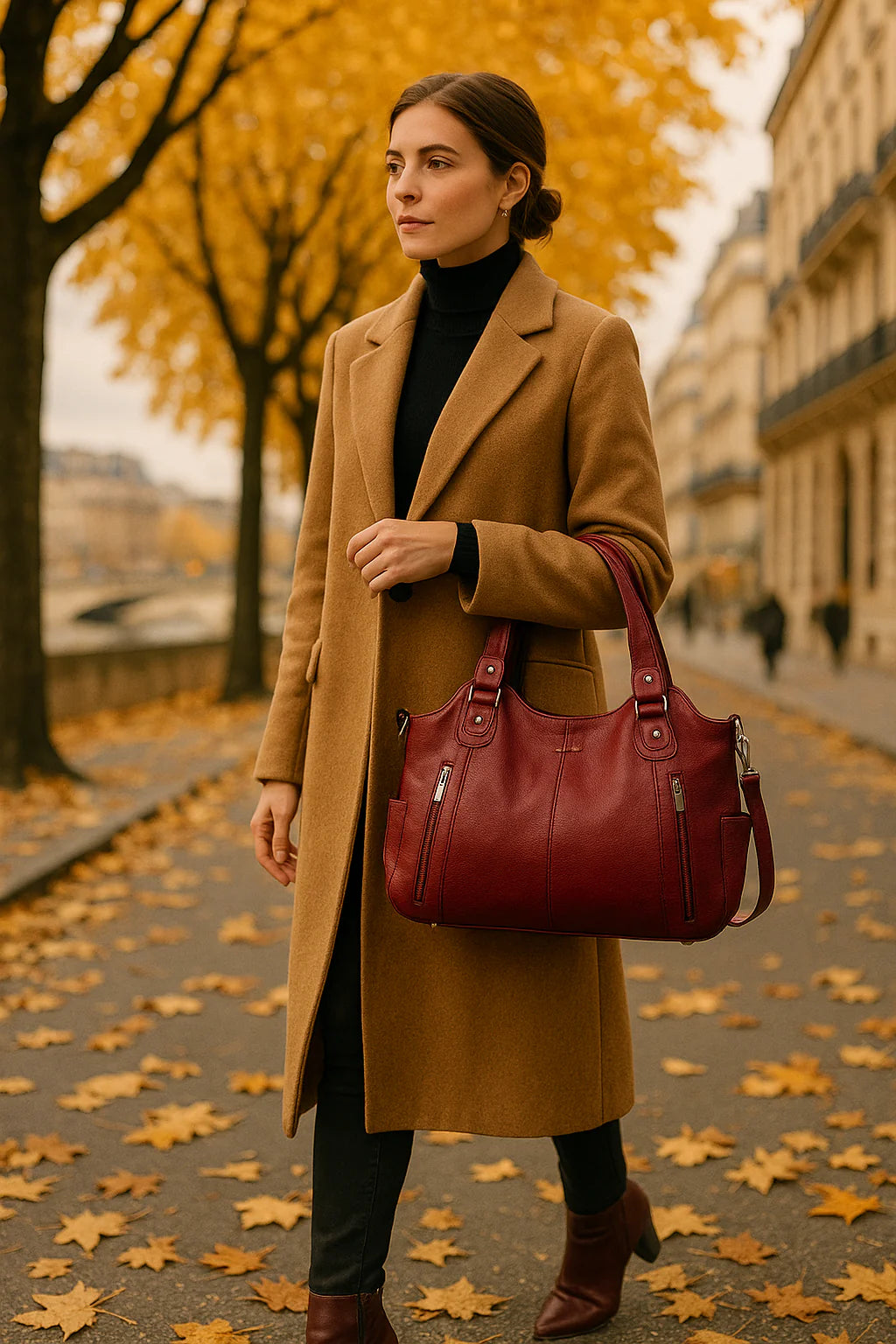 Clabihim Ange Premium Italian Leather Bag – Timeless Elegance & Modern Luxury