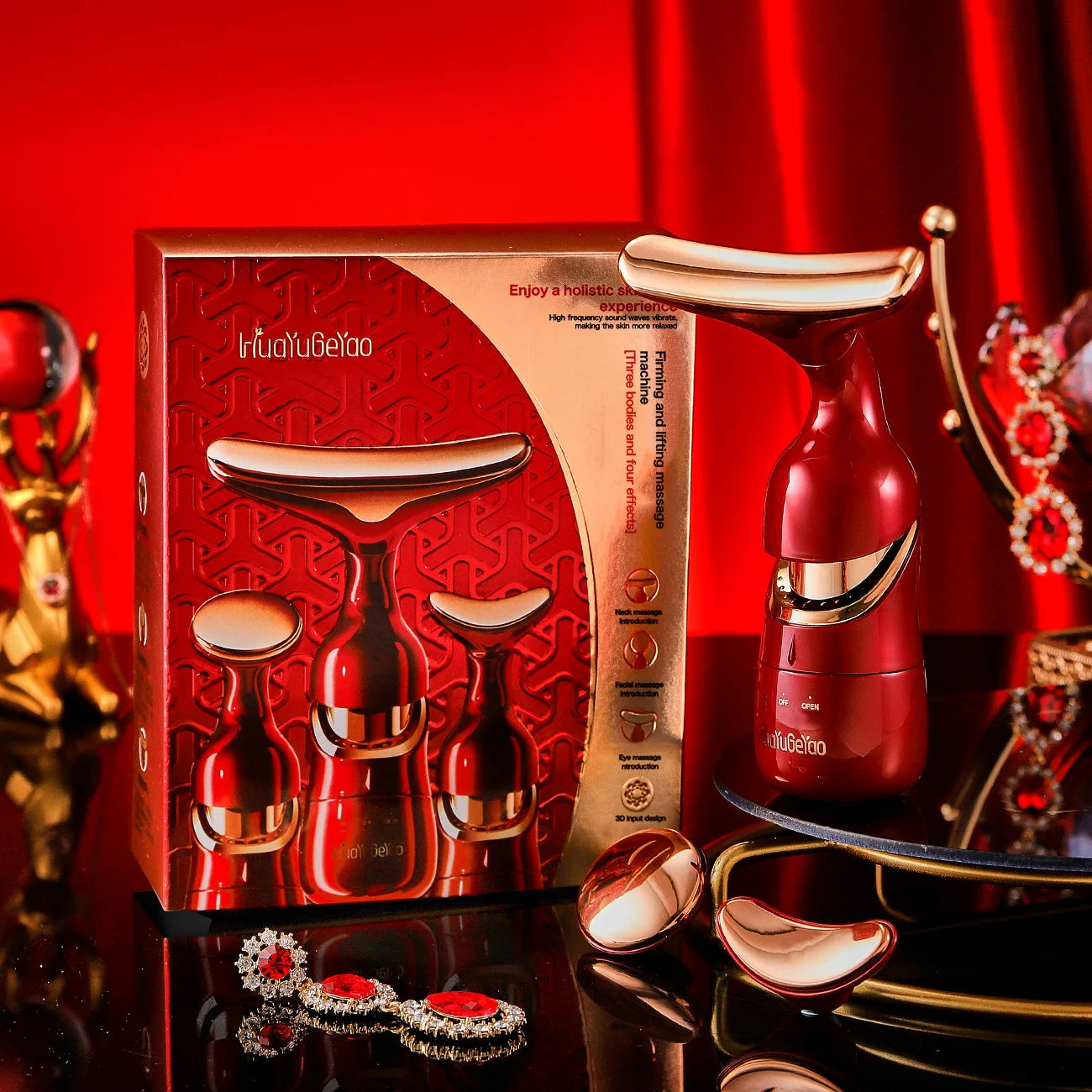 3 in 1 EMS Facial Lifting & Massage Device