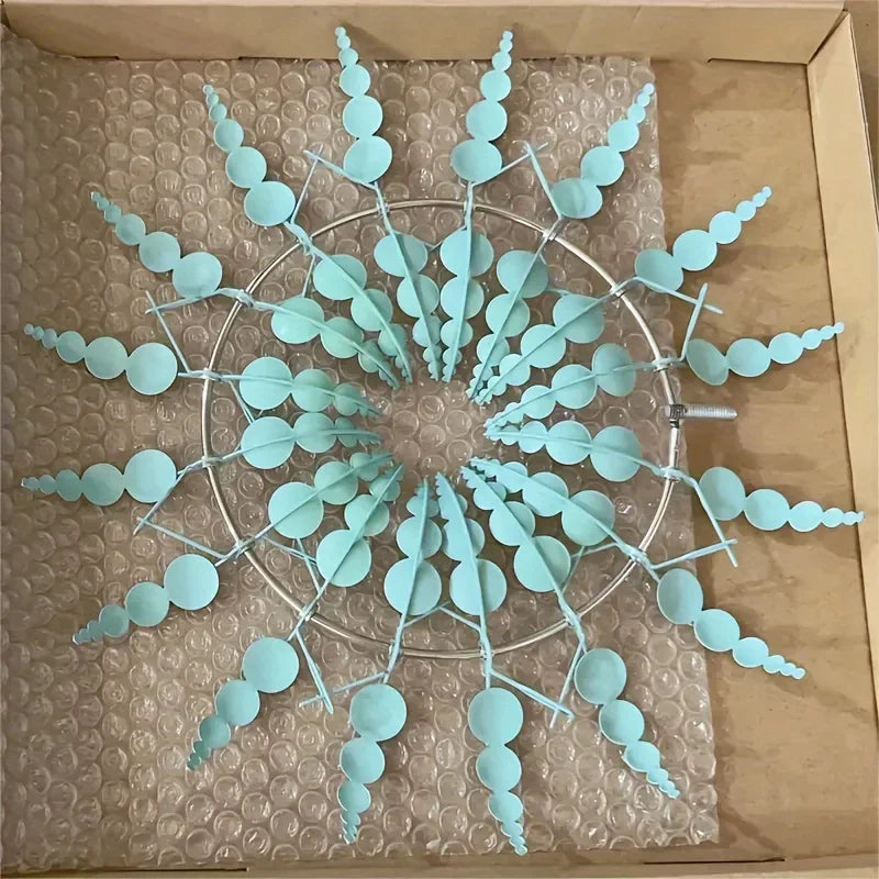 Elegant Kinetic Windmill – Rotating Metal Garden Sculpture