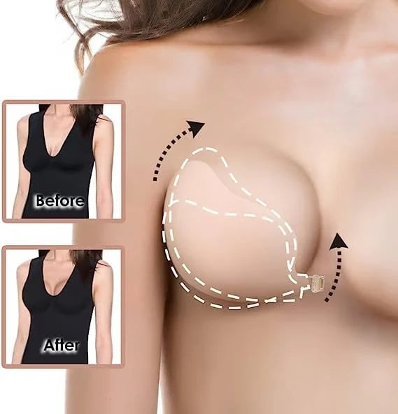 💋 SecretLift™ – Strapless Backless Bra ✨ Adhesive Push Up | 50% OFF