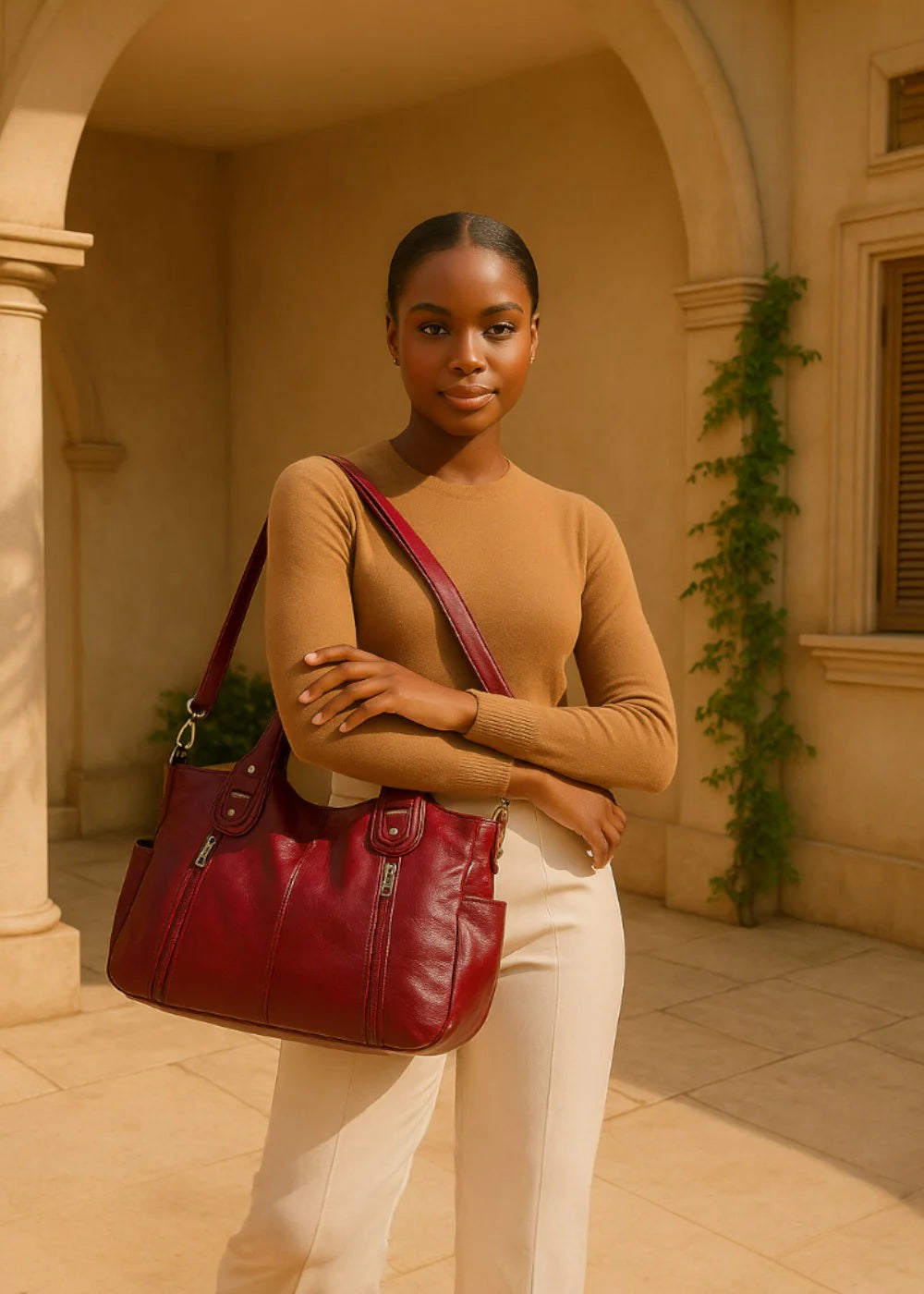 Clabihim Ange Premium Italian Leather Bag – Timeless Elegance & Modern Luxury